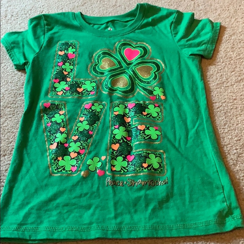 Sparkly saint patties day t-shirt